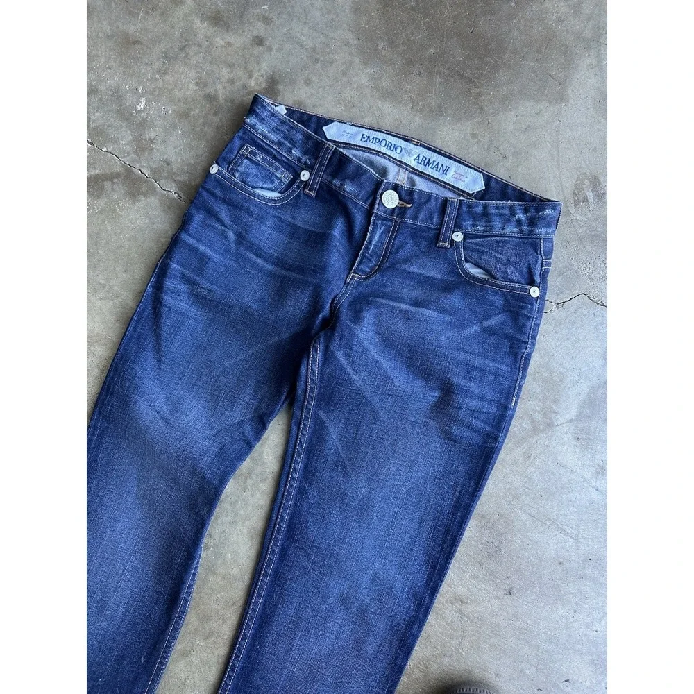 Dirty Vintage emporio armani Dark Indigo Slim jeans 30x26